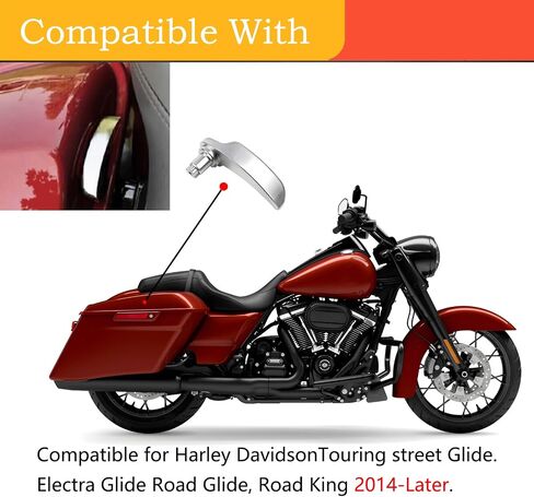 Gloss Black Saddlebag Latches Kit, Saddlebag Lifters Compatible with 2014-2024 Street Glide, Road King Special, Road Glide Special, Ultra Limited Hard Bag in Saudi Arabia