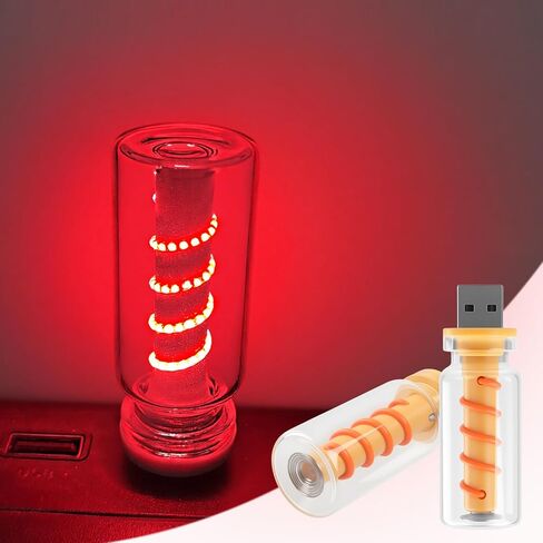 2pcs الأضواء الداخلية للسيارة USB قابلة للوقت ، مصباح LED Retro LED الإضاءة المحيطة ، مصابيح قابس USB الشاملة للسيارات ، غرف النوم ، التخييم ، الحفلات ، زجاجة الزجاجية الزجاجية الإضاءة الليلية (الأزرق) in Kuwait