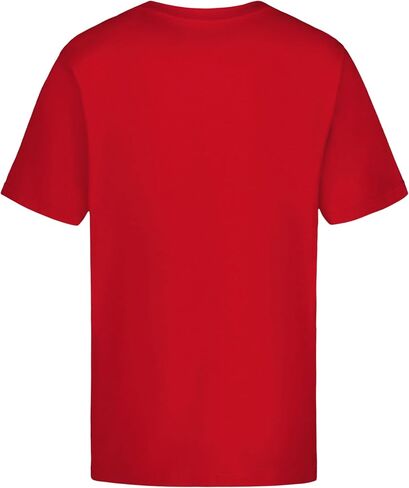 Tommy Hilfiger Boys' Short Sleeve Graphic Crew Neck T-Shirt, Soft, Comfortable, Relaxed Fit, Signature Chest Fresh White, 18-20 in Saudi Arabia