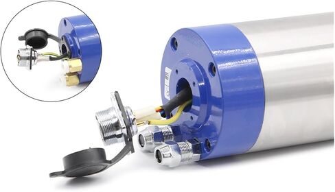 110v 220v 380v 2.2KW ER20 water-cooled spindle motor 4 bearings(Ceramic bearings,110v fast interface) in Saudi Arabia