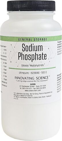 ابتكار العلوم فوسفات الصوديوم الفوسفات dibasic heptahydrate ، 500g | المسحوق البلوري عالي الرقم والتطبيقات الكيميائية الحيوية | أكبر من أو يساوي 99.0 ٪ نقاء | RNase و DNase مجاني in Saudi Arabia