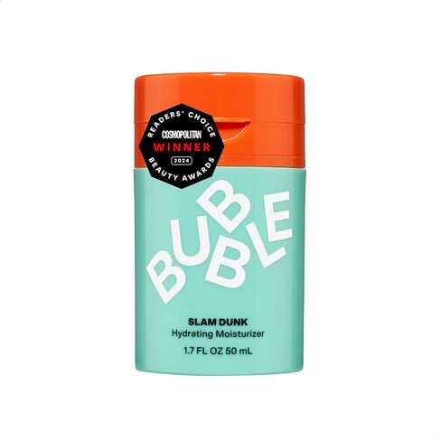 Bubble Skincare Slam Dunk Hydrating Facial Moisturizer - Natural Aloe Juice + Avocado Oil for Skin Hydration and Blue Light Protection - Daily Face Moisturizer for Sensitive Skin (50ml) in Saudi Arabia
