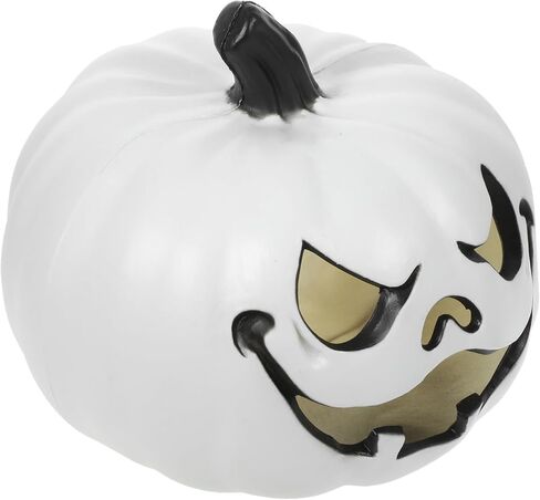 Toyandona Halloween Decors Halloween Pumpkin Lantern 9 بوصة إضاءة Up Jack O Lantern Halloween Plastic Plastic Decore Indoor Outdoor Outdoor (Orange) 23x23x21cm 7ib23xoikg3217sb53wkumh in Kuwait