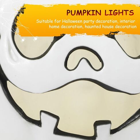 Toyandona Halloween Decors Halloween Pumpkin Lantern 9 بوصة إضاءة Up Jack O Lantern Halloween Plastic Plastic Decore Indoor Outdoor Outdoor (Orange) 23x23x21cm 7ib23xoikg3217sb53wkumh in Kuwait