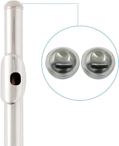 Zorfeter 2pcs سوء الفلوت رأس التاج الغطاء ، headjoint cap cap cap flut in Kuwait