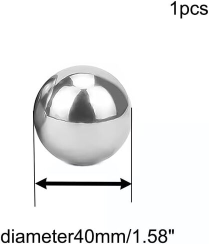 Steel Ball Bearings,Chrome Steel Bearing Balls Bea Precision 304 Stainless Steel Bearing Balls Diameter High-Speed Durable for Industrial Skateboard Bike(40mm) in Saudi Arabia