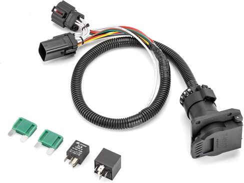 Wsays Trailer Wiring Harness 7-Pin Plug & Play Compatible with Ford F-150 2015-2020 8th Gen in Saudi Arabia
