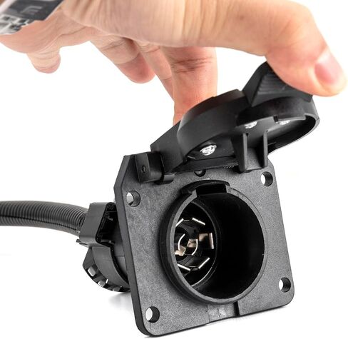 Wsays Trailer Wiring Harness 7-Pin Plug & Play Compatible with Ford F-150 2015-2020 8th Gen in Saudi Arabia
