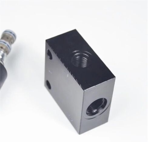 Two Position Three-Way Threaded Plug-in electromagnetic Directional Valve Block V08-3 Oil Circuit Block Valve seat(Valve seat,OneColor) in Kuwait