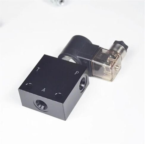 Two Position Three-Way Threaded Plug-in electromagnetic Directional Valve Block V08-3 Oil Circuit Block Valve seat(Valve seat,OneColor) in Kuwait