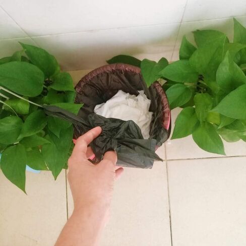 Personal Disposal Bags, Sanitary Napkin Trash Bags Feminine Mini Black Waste Bags 300 Pack in Saudi Arabia