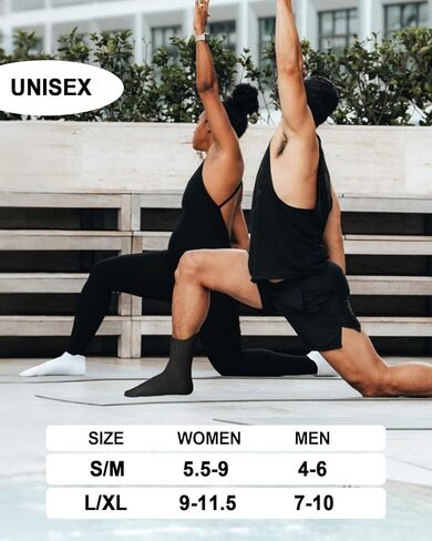 ACTINPUT Men's Non Slip Grip Yoga Socks, Anti Skid Grippy Socks for Pilates Barre Hospital Elderly Workout Home in Kuwait