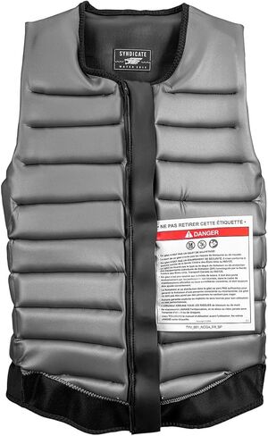 HO Syndicate Pro Comp NCGA Mens Wakeboard Vest Silver/Grey Sz M in Saudi Arabia