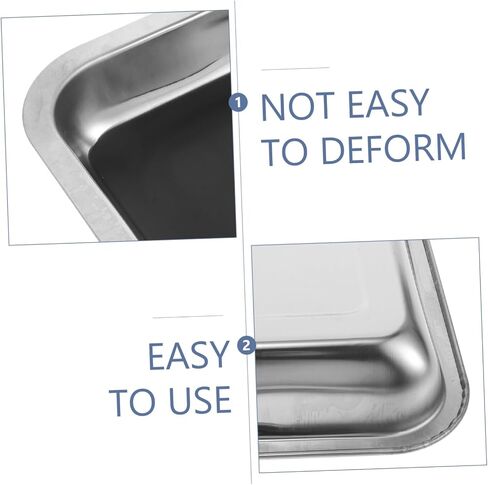 BESPORTBLE Stainless Steel Dissecting Tray Lab Dissection Pan for Biology and Anatomy Education Easy to Clean Safe Design for Schools and Laboratories in Saudi Arabia