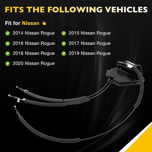 Gledewen 80501-4BA0A Door Lock Latch Actuator Front Left Driver Side Fit for Nissan Rogue 2014-2019 Sport Utility in Saudi Arabia