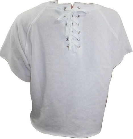 Victoria's Secret Pink Lace Up Crop Crew Soft Fleece Color White Size Small New in Saudi Arabia