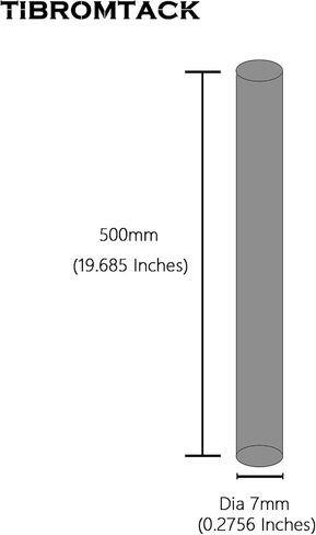 TI BAR 6AL-4V الصف 5 قضيب التيتانيوم ، TC4 DIA 5MM 0.19685 'X L 500MM 19.685' 'Titanium Alloy Bar 5PCS Titanium Bar in Kuwait