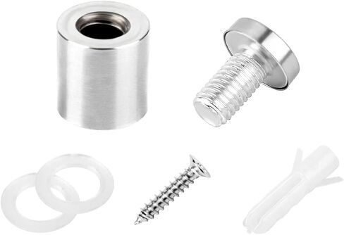 Standoff Screws for Acrylic 1/2 x 3/4 inch Stainless Steel Wall Sign Silver Standoff Mounting Hardware 20 Pack in Saudi Arabia