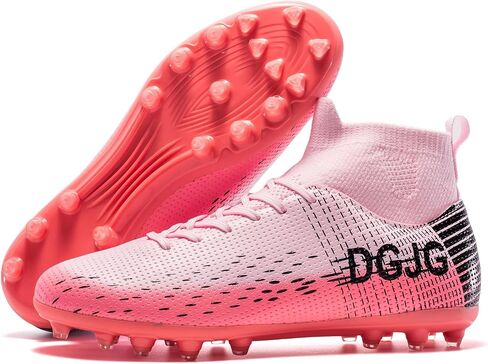 Boys Girls Soccer Cleats High-top Training Soccer Shoes in Kuwait