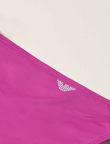 Emporio Armani Women's Classic Solid Colored Triangle Top and String Brazilian Bikini Set in Saudi Arabia