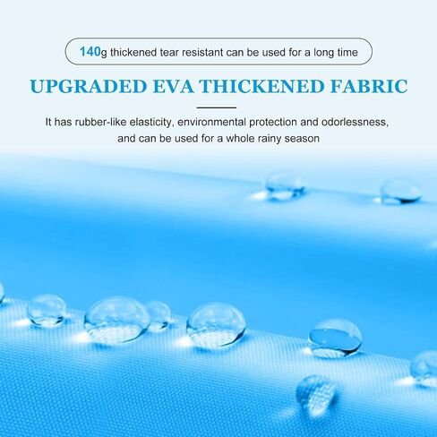 Rain Ponchos for Adults Women Men Reusable ，2 Pack EVA Raincoats，Portable Packable Rain Jackets with Drawstring Hood in Saudi Arabia