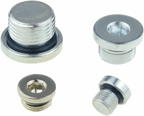 Plumbing end caps, 6pcs Internal Hex Head Socket End Cap, Brass/Iron G1/8 1/4 3/8 1/2 PT Male/Female Fitting Coupler(Plug Seal,3I8 Thread) in Saudi Arabia