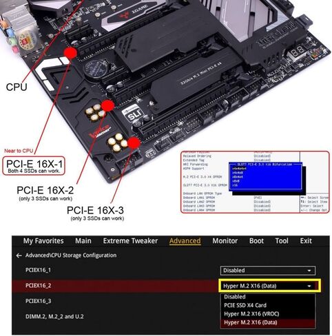 NFHK PCIE5.0 PCI-Express 8x إلى MCIO 8I MINI COOL EDGE IO SFF-TA-1016 VROC ADAPTER لبطاقة رسومات SSD MAINBOARD in Saudi Arabia