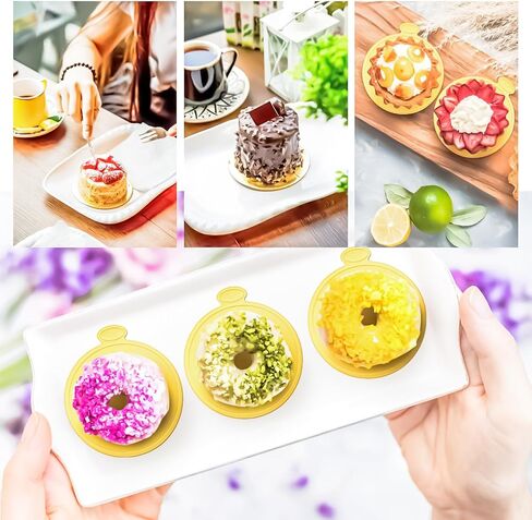 MOTBACH 200 PCS دائري من الورق المقوى الذهبي ، لوحات كعكة ميني جولة 3.5 بوصة ، قاعدة كعكة موس ، لوحة ورقة كعكة ، كرتون دائرة ، شاشة قاعدة كب كيك ، لوحة الحلوى in Saudi Arabia