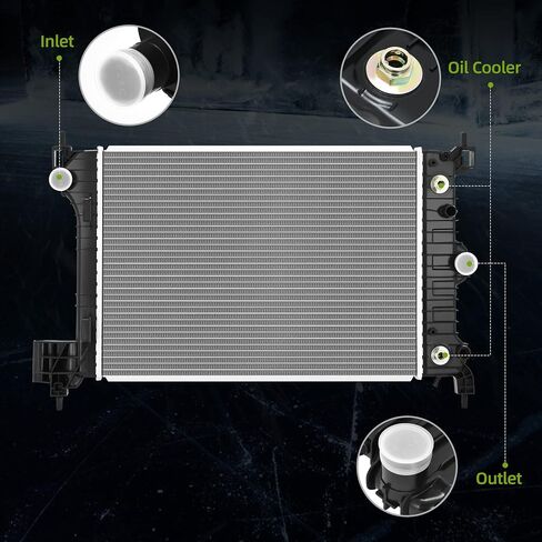 AUTOSAVER88 Radiator Compatible with 2012 2013 2014 2015 Chevrolet Camaro 3.6L V6 in Saudi Arabia