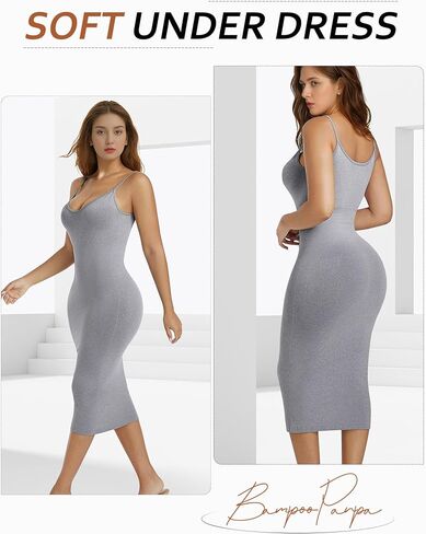 Shapewear Slip for Under Dresses, Full Slip Dress for Women, Tummy Control Seamless Body Shaper in Saudi Arabia