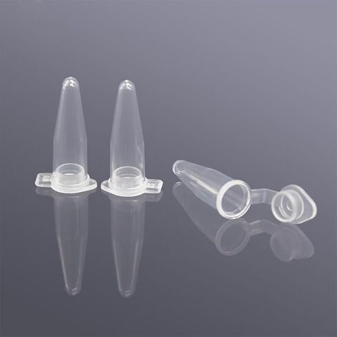 1000 Pcs 0.2 ml Mini Plastic Lab Tubes Microcentrifuge Tubes Small Conical Centrifuge Tubes Sample Storage Tubes Sterile Test Tubes with Snap Cap in Kuwait