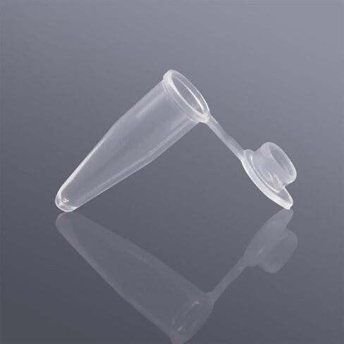 1000 Pcs 0.2 ml Mini Plastic Lab Tubes Microcentrifuge Tubes Small Conical Centrifuge Tubes Sample Storage Tubes Sterile Test Tubes with Snap Cap in Kuwait