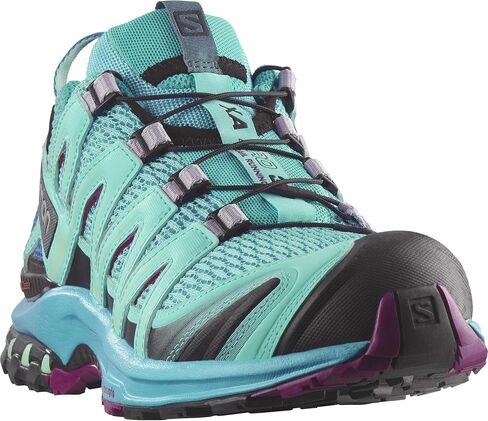 Salomon Women’s XA PRO 3D Trail Running Shoes - Black/Magnet/Fair Aqua - 10 Medium in Saudi Arabia