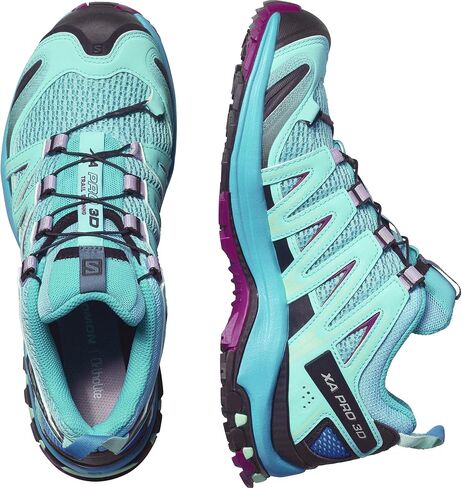 Salomon Women’s XA PRO 3D Trail Running Shoes - Black/Magnet/Fair Aqua - 10 Medium in Saudi Arabia
