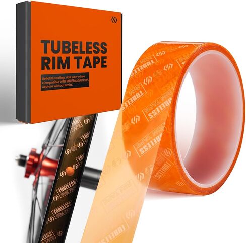Chooee Tubeless Bike Rim Tape,Tubeless Tire Tape with Strong Adhesion-Width 25mm x Length 10m Options,Bicycle Wheel Rim Tape Suitable for MTB/Road/Gravel Bikes. in Saudi Arabia