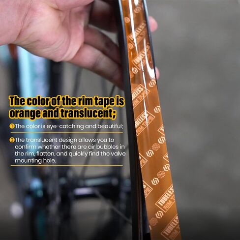 Chooee Tubeless Bike Rim Tape,Tubeless Tire Tape with Strong Adhesion-Width 25mm x Length 10m Options,Bicycle Wheel Rim Tape Suitable for MTB/Road/Gravel Bikes. in Saudi Arabia