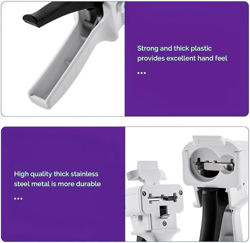 Dispenser Gun, 50ml Dispensing Gun Kit Impression Mixing Dispensing Dispenser AB Gun 1:1/1:2/10:1 or 55ML Single (50ML-1:1) in Saudi Arabia
