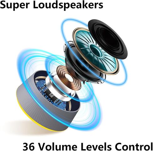 Small Digital Alarm Clock Sound Machine for Bedroom Nightlight White Noise Machine Plug in Clock with 30 Wake up Sounds Lound Alarm Clock for Heavy Sleepers Snooze for Kids Adult 32 Adjustable Volume in Kuwait