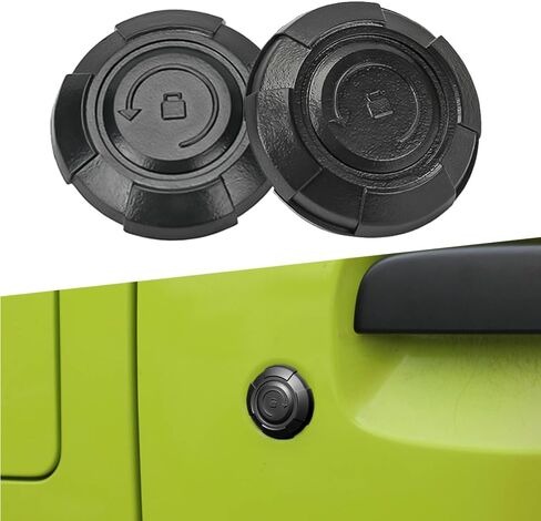 2PCS Keyhole Covers Security Door Lock Key Hole Protection Trim for Suzuki Jimny 2019 2020 2021 2022 2023 2024 2025 Exterior Accessories in Saudi Arabia