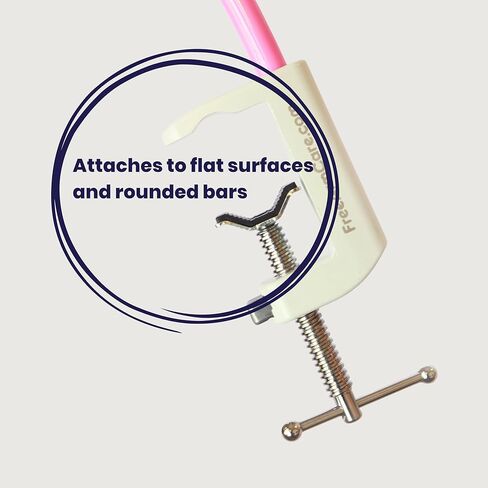 Tube Feeding Holder, Hands-Free Gravity Syringe Feeding, Portable IV Pole for Pump Feeding & Infusions, Adjustable Clamp, Bendable Arm for Feed Rate Control & Travel | Blue in Saudi Arabia