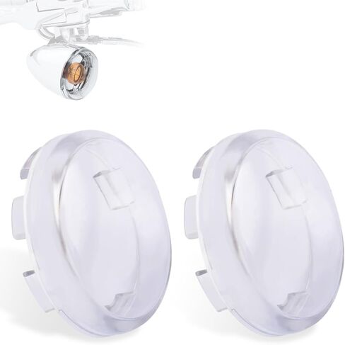Turn Signal Lens Kit,Front/Rear Bullet Turn Signal Light Replacement Covers for Harley Sportster 883 1200/Touring Road King Electra Glide Street Glide/Softail/Dyna/V-Rod,Orange,2 PCS in Saudi Arabia