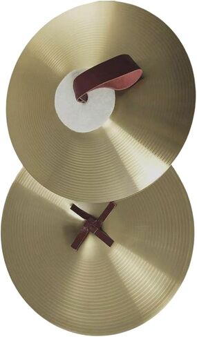 Professional 12-Inch Alloy Brass Crash Cymbals Pair - Durable Percussion for Drum Kits, Stage, & Beginners in Saudi Arabia