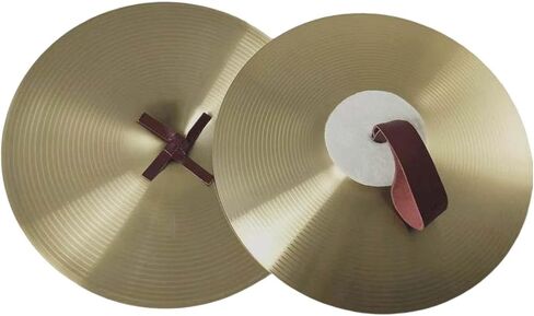 Professional 12-Inch Alloy Brass Crash Cymbals Pair - Durable Percussion for Drum Kits, Stage, & Beginners in Saudi Arabia