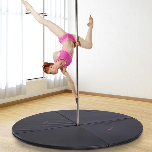 Soozier Pole Dance Mat, 2"T x 5'W Folding Pole Crash Mat for Home, Lightweight and Foldable in Kuwait
