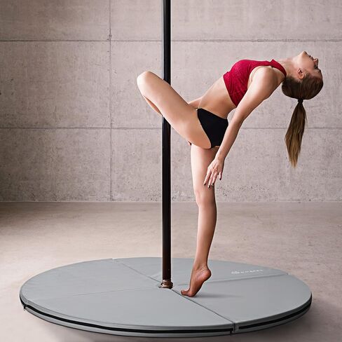Soozier Pole Dance Mat, 2"T x 5'W Folding Pole Crash Mat for Home, Lightweight and Foldable in Saudi Arabia