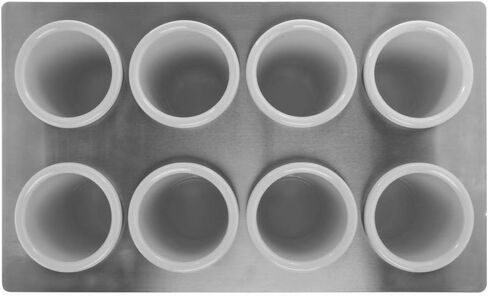 HUBERT Food Bar Template for Bain Maries Stainless Steel Cut-Out Tile in Saudi Arabia