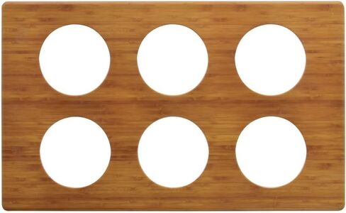 البلاط البارد Hubert مع Bain Marie Cut Vits Bamboo Melamine - 21 "L X 12 3/4" W in Saudi Arabia