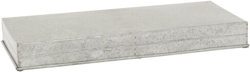 Hubert Galvanized Metal Display Riser - 14 1/8 "L X 10 3/8" W x 2 1/2 "H in Saudi Arabia