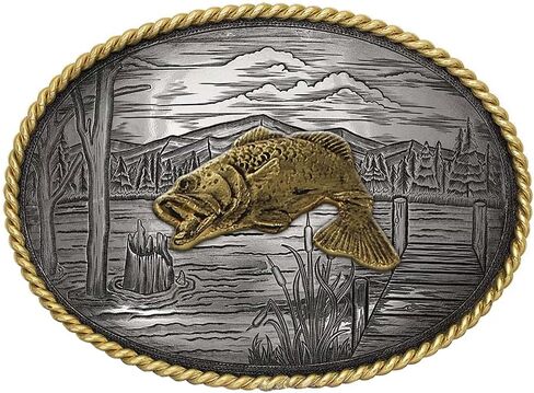 Montana Silversmiths Men's Classic Eagle Buckle Silver One Size in Kuwait
