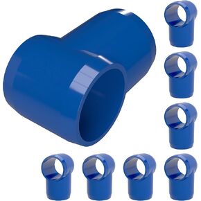 Formufit F034Ste-WH-8 Slip Tee PVC Fitting ، Grade Furniture ، 3/4 "Size ، White (Pack of 8) in Kuwait